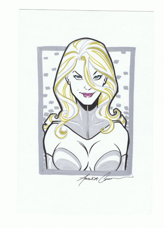 Emma Frost By Amanda Conner In Matt S S Amanda Conner Comic Art